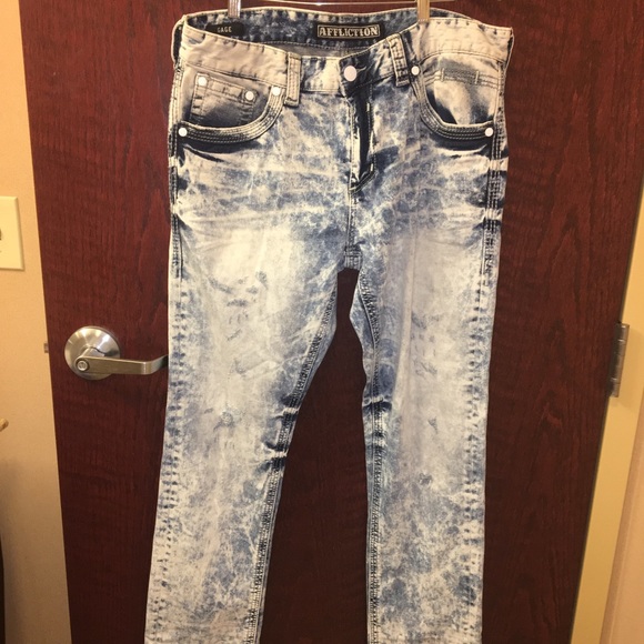 NWT Affliction Distressed Jeans - Picture 5 of 8